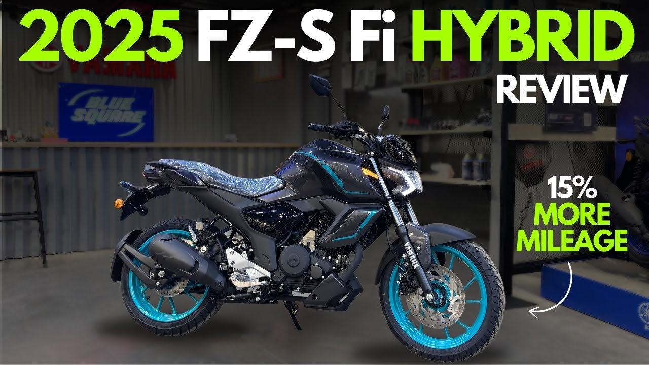 Yamaha Launches Its New Yamaha FZS-Fi Hybrid Bike Equipped with the World's First Hybrid Technology