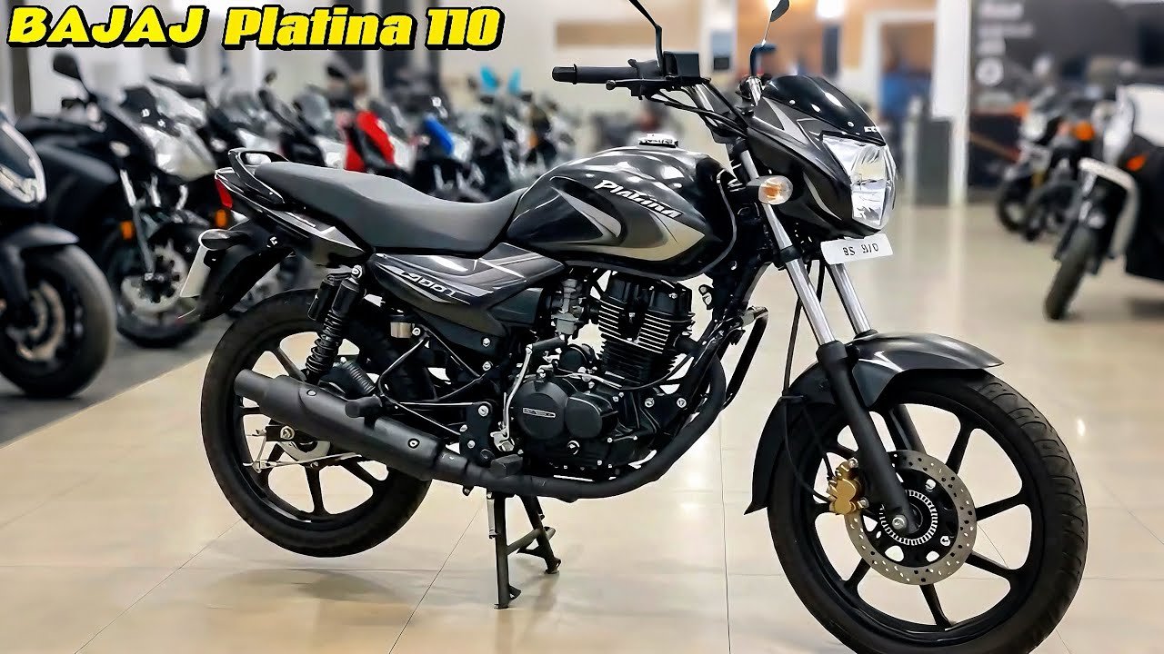 Bajaj Platina 110c Bike Comes in a New Look with Better Engine and Great Mileage Of 80 Kmpl